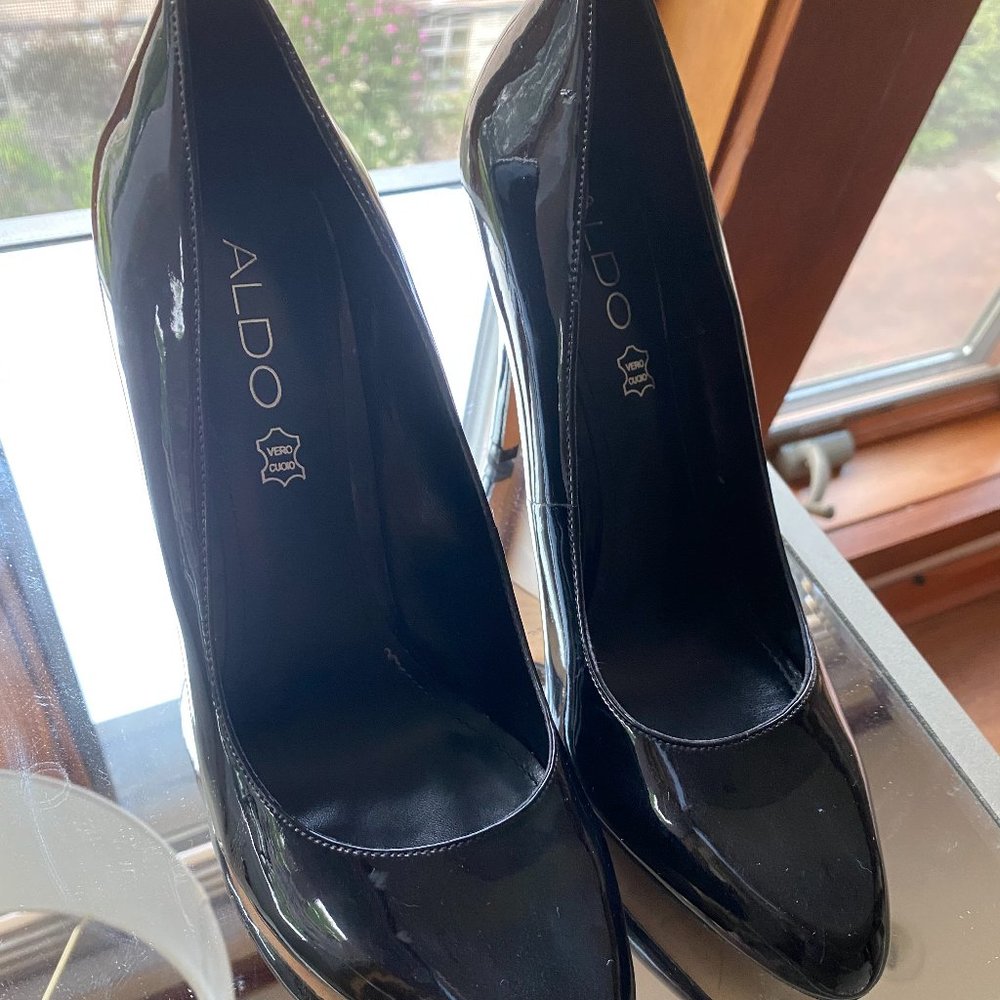 ALDO Patent Leather Black Pumps